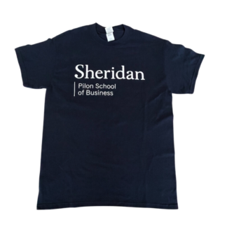 Sheridan PSB T-Shirt - Navy Blue - Stacked Logo