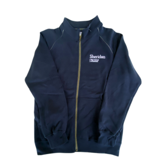 PSB Full Zip-up Mock Neck - Navy Blue