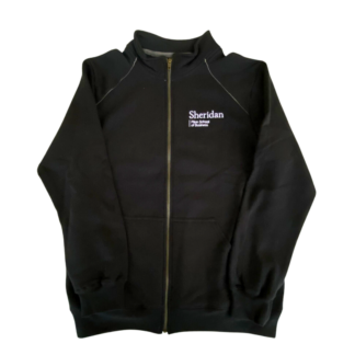 PSB Full Zip-up Mock Neck - Black