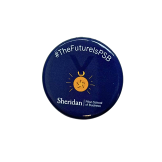 Sheridan Logo with Badge Button