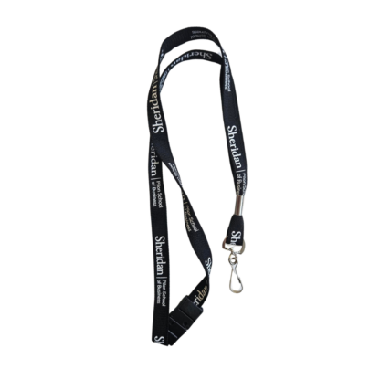 Sheridan PSB Glossy Lanyards - Black