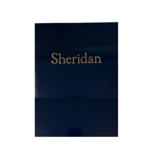 Navy Blue pocketed folder
